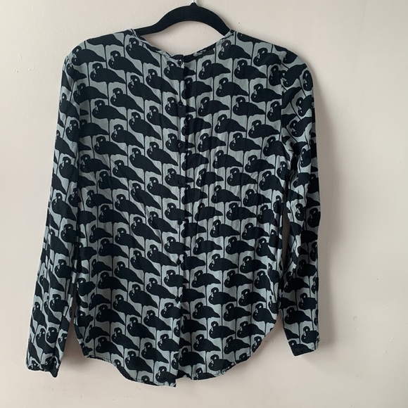 « H&M » Super cute flamingo motif blouse - Picture 4 of 8